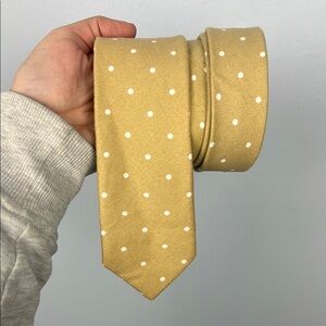 Jack Sartori Italia Bespoke Neckwear 100% cotton polka dot neutral necktie